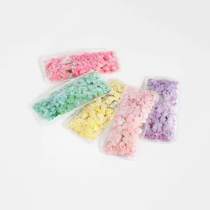 AHC19626 Factory Best Sell Cheap Sweet Cute Snap Hair Clip Candy Colour Shell Glitter Bobby Pin Accessories For ladies Girls
