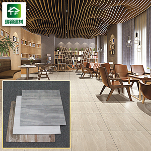 Gris claro cemento comercial mirada pared porcelana 60 60 superficie rugosa restaurante <span class=keywords><strong>cocina</strong></span> pared porcelana <span class=keywords><strong>azulejos</strong></span> diseños - Product Image 4