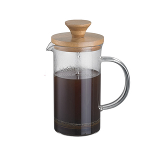 New Arrival All Size Bamboo Cover and Knob Cafetiere , Tea and <strong>Coffee</strong> <strong>Plunger</strong> , French Press - Product Image 2