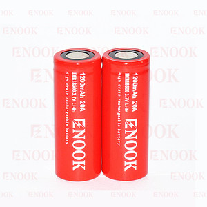 Alta calidad 20amp IMR enook 18500 1200 mAh batería recargable PK <span class=keywords><strong>Sony</strong></span> VTC3 vaporshark batería - Product Image 2