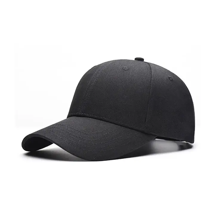 Gorra de béisbol negra Lisa para hombre, cómoda, personalizada, sin logotipo, nuevo diseño, 2017