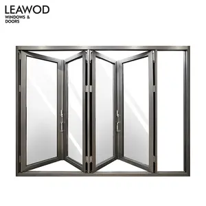 LEAWOD de aluminio puertas