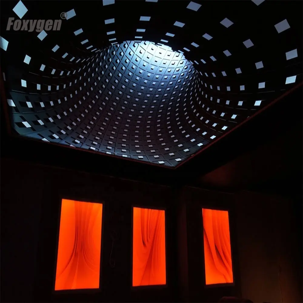 Nouveaux Designs de plafond Pop, 3D: 1 pièce, film transparent extensible