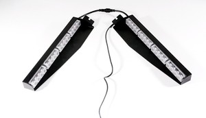 Luz estroboscópica <span class=keywords><strong>para</strong></span> parabrisas de 12V, luz <span class=keywords><strong>led</strong></span> de advertencia, color verde, ámbar y blanco - Product Image 6