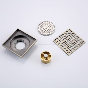 Alta calidad <span class=keywords><strong>verde</strong></span> oculta drenaje de piso de bronce para el baño - Product Image 5