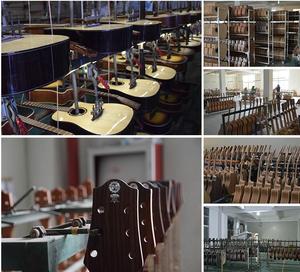 HUN-1SA 40 pulgadas GA Cutaway 6 <span class=keywords><strong>cuerdas</strong></span> Crafted picea sólida <span class=keywords><strong>guitarra</strong></span> acuática superior - Product Image 6