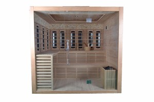 Sauna in ceramica a infrarossi lontani con sauna combinata - Product Image 5