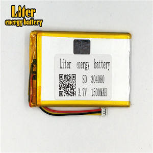 Connector 1,5-<span class=keywords><strong>3</strong></span> p 304080 ultra-thin polymer lithium battery 1500 mAh outdoor lighting <span class=keywords><strong>3</strong></span>,7 V Medical equipment with NTC - Product Image 2