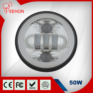 Teehon 2015 5.75 pulgadas 50 W 5000LM LED 6000 K del ojo del ángel <span class=keywords><strong>de</strong></span> <span class=keywords><strong>la</strong></span> motocicleta llevó <span class=keywords><strong>la</strong></span> linterna para Harley - Product Image 3
