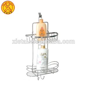 Bán Buôn Banyo Aksesuarlari 2 Tier Tam Giác Tường Dây Kệ Phòng Tắm/Dây Lưu Trữ Phòng Tắm Giá - Product Image 5