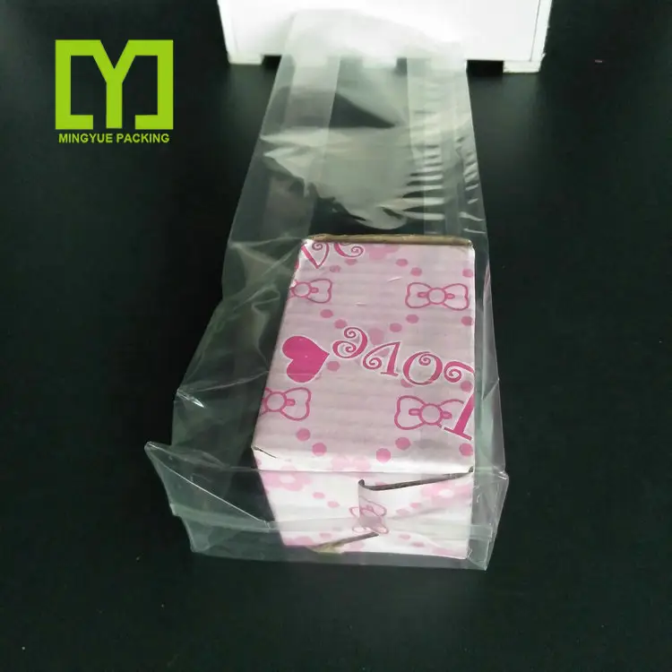 Прозрачный БОПП полицеллофановый пластик для подарочной коробки, круглый пластиковый пакет