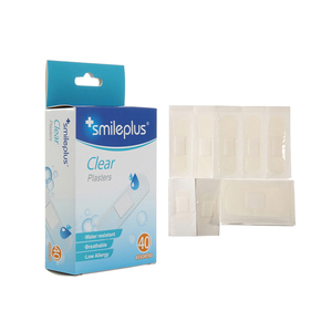 Aiuto di banda biodegradabile traspirante trasparente in tessuto l pe con stampa personalizzata per ferita al naso - Product Image 2