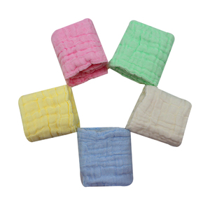 Khăn tắm trẻ em 100% cotton hữu cơ, mềm mại, chất liệu muslin, màu trơn, dệt, xuất xứ từ nhà máy Trung Quốc, bán buôn. - Product Image 2