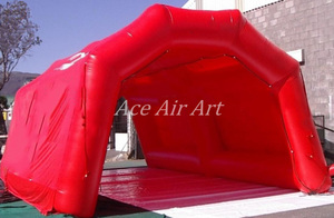 Tente Gonflable Commerciale Rouge Robuste pour Stockage Temporaire, <span class=keywords><strong>Garage</strong></span> Portable, Abri de Lavage de Voiture, Barnum Extérieur - Product Image 3