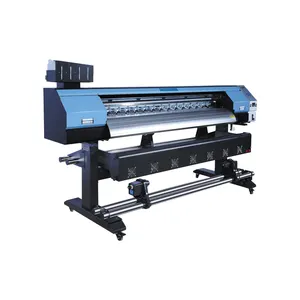 Máquina de impressão de bandeira flexível!! 1.6m eco impressora solvente máquina, DX5 /DX7head, impressão em vinil eco impressora solvente