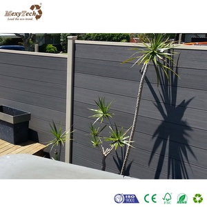 Vallas Modulares de Jardín de Privacidad de Plástico Prefabricado de Vinilo Usado para Exteriores de Estilo Europeo Moderno, Sistema de Paneles de WPC para Casas - Product Image 4