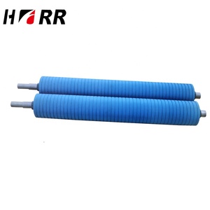 Woodworking Machinery Parts Natural Rubber Roller For Sanding Machine Rubber Roller