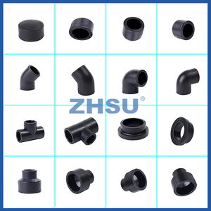 Zhsu nhà máy của polyethylene PE phụ kiện đường ống ổ cắm <span class=keywords><strong>90</strong></span> độ khuỷu tay Trong 10mm 30mm 14mm Kích thước giả mạo hàn kết nối - Product Image 6