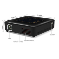 Aun — mini projecteur LED DLP de poche, intelligent, wi-fi, Android 7.1, pour iPhone 6 Plus, Samsung S6, avec Miracast et DLNA