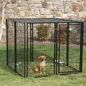 alibaba hot sale high quality pet resort kennel with cover