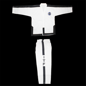 Uniformes de <span class=keywords><strong>Taekwondo</strong></span> WOOSUNG, Envío Gratuito de Muestras, Logotipo Personalizado, Uniforme de <span class=keywords><strong>Taekwondo</strong></span> ITF, <span class=keywords><strong>Dobok</strong></span> de Entrenamiento de <span class=keywords><strong>Taekwondo</strong></span> - Product Image 2