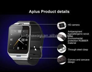 Inteligente bluetooth reloj Smartwatch GV18 con NFC cámara tarjeta SIM reloj de pulsera para IOS y Android - Product Image 3