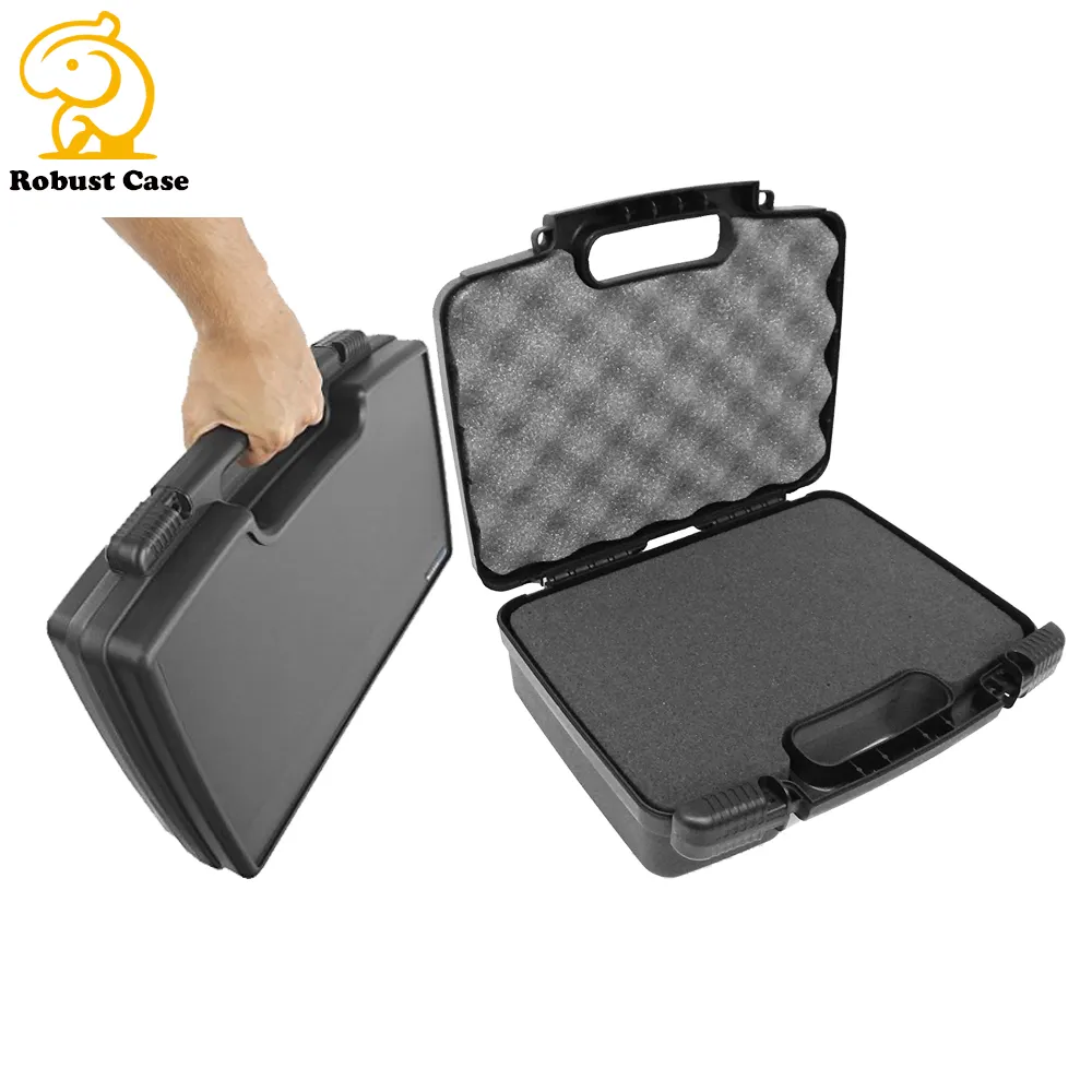 Cases Manufacturer Simple Injection Molded Plastic Tool Carrying Instrument Packing Case With Customized Foam For Electronic Equipment