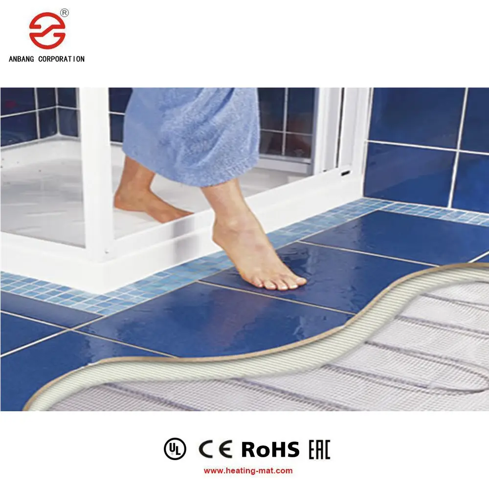 200W/M2 Underfloor Geothermal driveway snow melting system snow melting heating mats