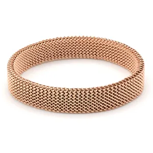 Bracciale Elastico in Maglia di Acciaio Inossidabile Fatto a Mano Vendita all'Ingrosso - Product Image 1