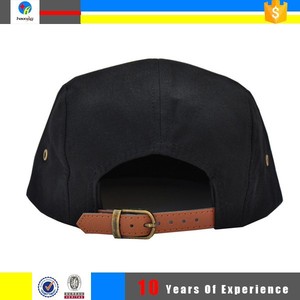 Barato negro leopard 5 panel sombreros <span class=keywords><strong>cap</strong></span> con logo - Product Image 3