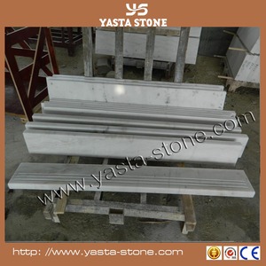 Peldaño de Escalera de Mármol Blanco con Ranura Antideslizante - Product Image 6