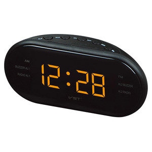 Réveil Snooze numérique LED à affichage de 1.2 pouces avec balayage automatique Radio AM FM - Product Image 5