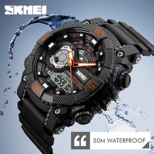 스케미 <span class=keywords><strong>1228</strong></span> 남성용 아날로그 디지털 시계 알람 기능 - Product Image 4