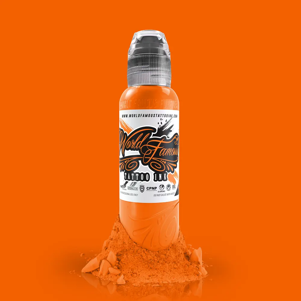 Tinta Tato EVEREST 1 Oz EVEREST Warna ORANGE Asli