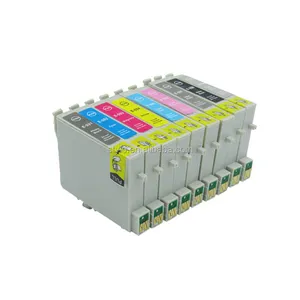 Kompatible Nachfüll-Tinten patrone T0591/T0592/T05993/T0594/T0595/T0596/T0597/T0598/T0599 für Epson-Drucker R2400 Ciss