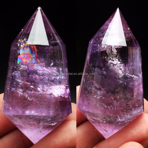 24 Seite Vogel Stil Amethyst Quarz Kristall Doppel <span class=keywords><strong>Terminated</strong></span> <span class=keywords><strong>wand</strong></span> Superb - Product Image 1