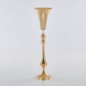 <span class=keywords><strong>Vasi</strong></span> da Terra in Ferro Placcato a Corno Lungo, Fatti a Mano, Colore <span class=keywords><strong>Oro</strong></span>/Argento, Design Europeo per Decorazioni Floreali Matrimoniali - Product Image 3