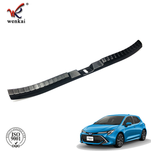 Negro trasero construido-en el parachoques protector pie placa para <span class=keywords><strong>Toyota</strong></span> <span class=keywords><strong>Corolla</strong></span> deporte escotilla. Auris 2019 protección Accesorios - Product Image 2