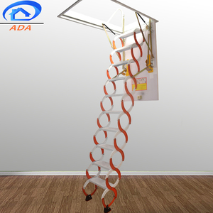 <span class=keywords><strong>Escalera</strong></span> Telescópica Retráctil de Acero al Carbono para Techo de Villa - Product Image 3
