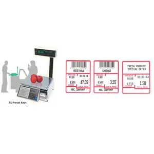 factory custom label printing scale supermarket electronic shelf labels