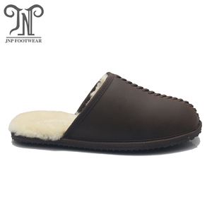 Doublé polaire pantoufles en <span class=keywords><strong>peau</strong></span> <span class=keywords><strong>de</strong></span> <span class=keywords><strong>mouton</strong></span> en gros hommes pour - Product Image 2
