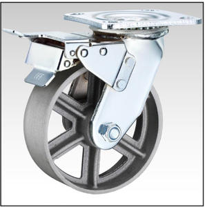 <span class=keywords><strong>Table</strong></span> <span class=keywords><strong>basse</strong></span> en bois antique avec plateau en fonte de zinc, <span class=keywords><strong>roulettes</strong></span> <span class=keywords><strong>vintage</strong></span> robustes en fonte de métal de 6, 7 et 8 pouces - Product Image 3