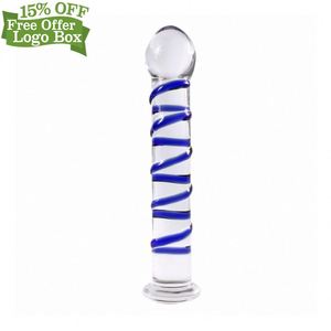 Ücretsiz özel kutu-yeni cam değnek Pyrex kalın Dildos <span class=keywords><strong>Penis</strong></span> Lady Witht çin fabrika düşük fiyat - Product Image 2