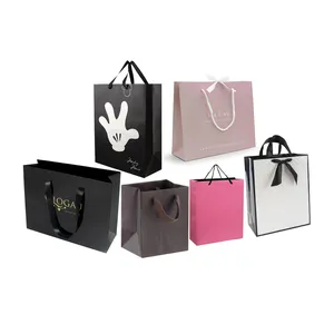 Custom packing shopping your own paper bags with logos