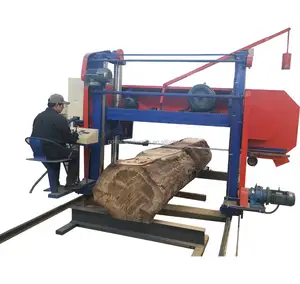 Industrial saw mill machine-MJ2000 large size automatic horizontal band sawmill for sale