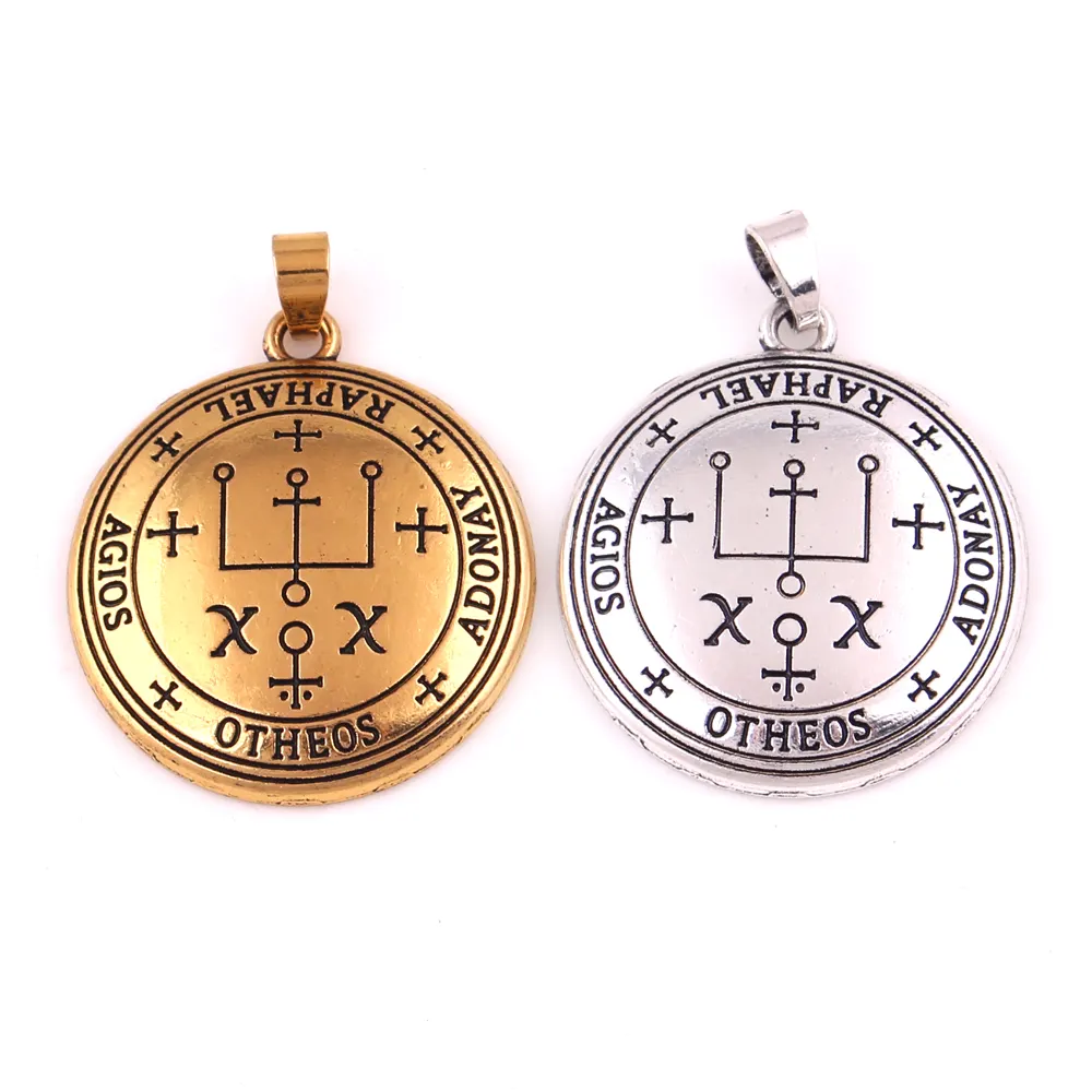 HHL0012 Commerce assurance Viking mode nouveau pendentif vintage Païen Série Européenne rune Amulette nordique Pendentif couple bijoux