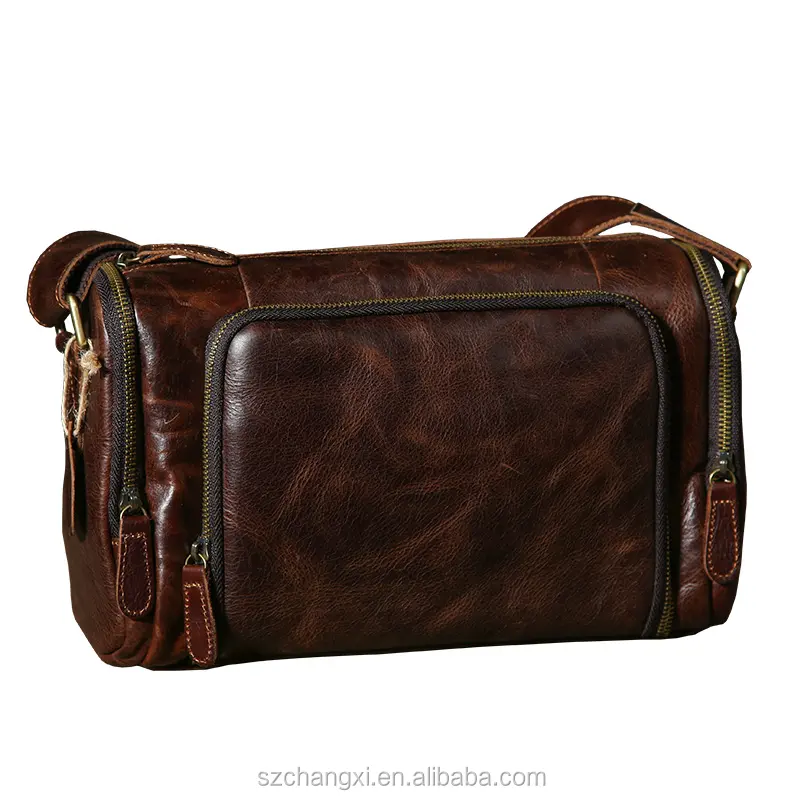 Мужская сумка-мессенджер из натуральной кожи, портфель для ноутбука, ранец