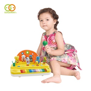 Giáo Dục 12 Phím Nhạc Đồ Chơi Trẻ Em Điện Đàn Piano Organ Với Ánh Sáng Đèn <span class=keywords><strong>Flash</strong></span> - Product Image 2