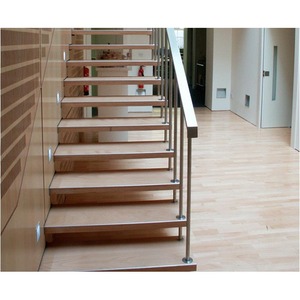 Personnalisé <span class=keywords><strong>escalier</strong></span> garde-corps <span class=keywords><strong>en</strong></span> verre conceptions <span class=keywords><strong>en</strong></span> bois de <span class=keywords><strong>fer</strong></span> <span class=keywords><strong>escalier</strong></span> <span class=keywords><strong>droit</strong></span> - Product Image 5