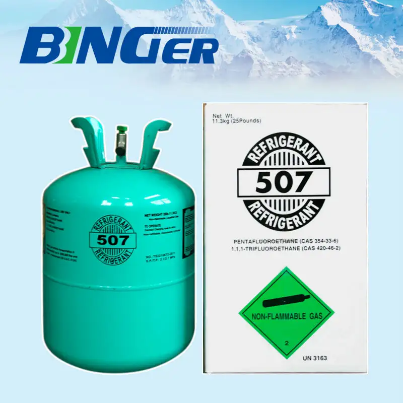 mixte gaz réfrigérant r507 avec la qualité